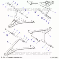 SUSPENSION AVANT CONTROL ARMS
