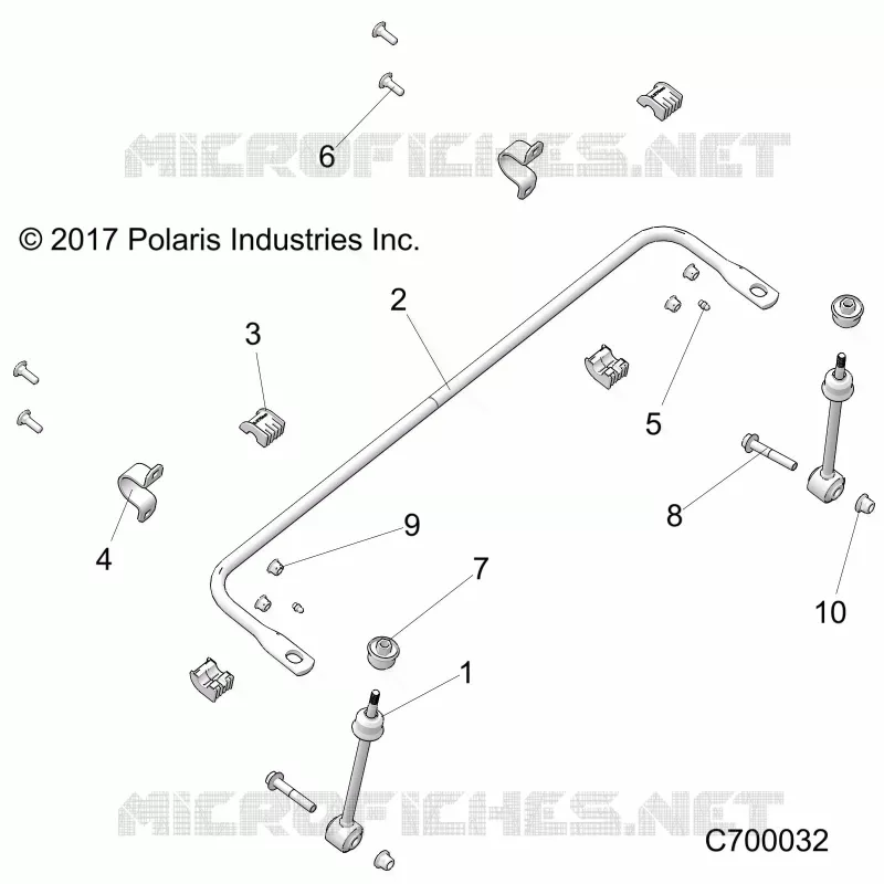 SUSPENSION, FRONT BARRE STABILISATRICE