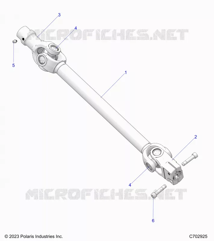 SYSTÃˆME DE TRANSMISSION, FRONT PROP SHAFT