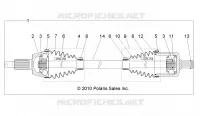 DRIVE TRAIN, TRANSMISSION AVANT SHAFT