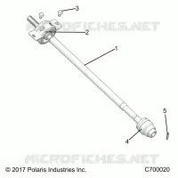 DRIVE TRAIN, ARBRE DE TRANSMISSION AVANT
