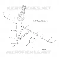 SUSPENSION, A-ARM AND SUPPORT MOUNTING
