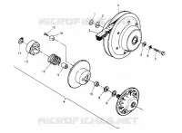 EMBRAYAGE DE TRANSMISSION ASSEMBLY  4X4 400L W948140 (4926772677C002)