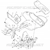 CABINE  SPORTSMAN 500 W97CH50A (4939993999A007)
