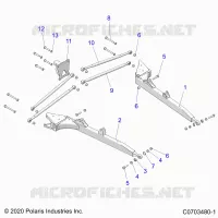 SUSPENSION ARRIERE CONTROL ARMS