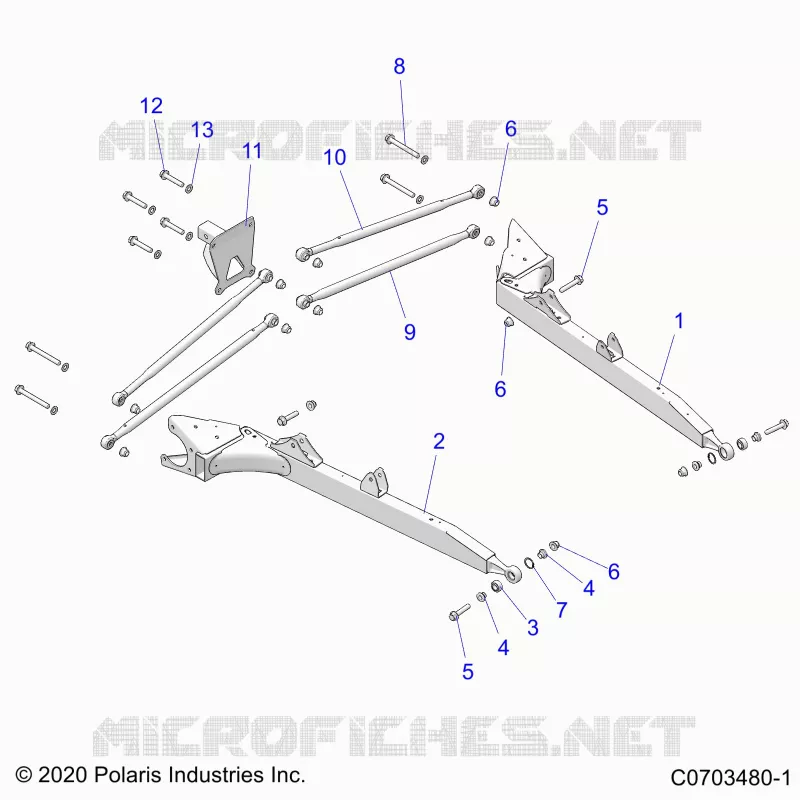 SUSPENSION ARRIERE CONTROL ARMS