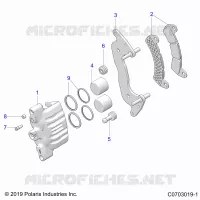 BRAKES, ETRIER DE FREIN AVANT