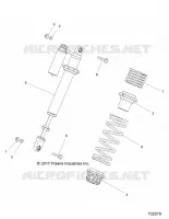 SUSPENSION, AMORTISSEUR AVANT MOUNTING