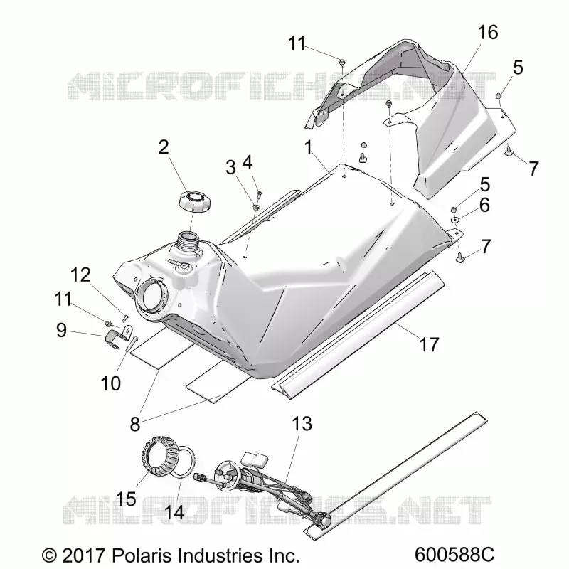 SYSTÃˆME D'ALIMENTATION, FUEL TANK ASM.