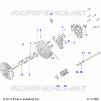 SYSTÃˆME DE TRANSMISSION, PRIMARY CLUTCH