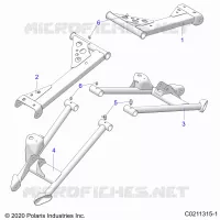 SUSPENSION ARRIERE CONTROL ARMS