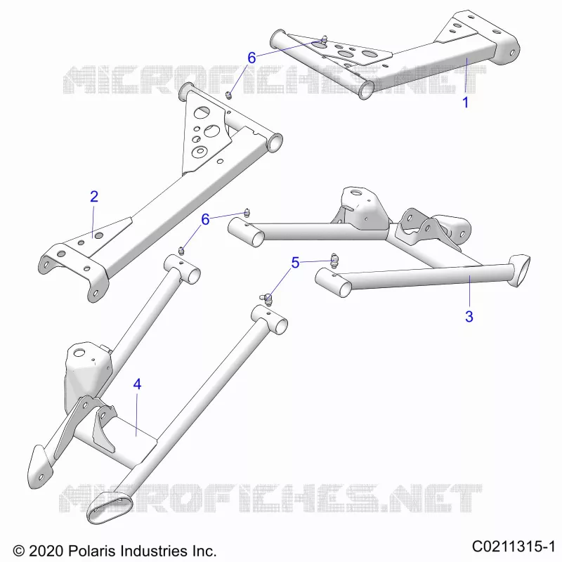 SUSPENSION ARRIERE CONTROL ARMS