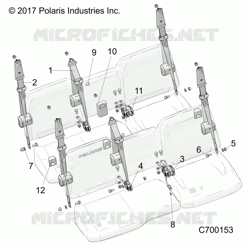 SIEGE BELT MOUNTING