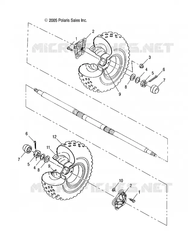ROUES, REAR