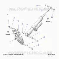 SUSPENSION, SUPPORT AMORTISSEUR , REAR SUSP.