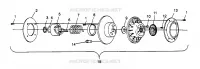 EMBRAYAGE DE TRANSMISSION 600 XCR 0961676 AND EUROPEAN 600 XCR E961676 (4932123212B014)