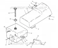 SIEGE ET RESERVOIR WIDETRAK LX 0952064 and  EUROPEAN WIDETRAK LX E9 (4928942894A007)