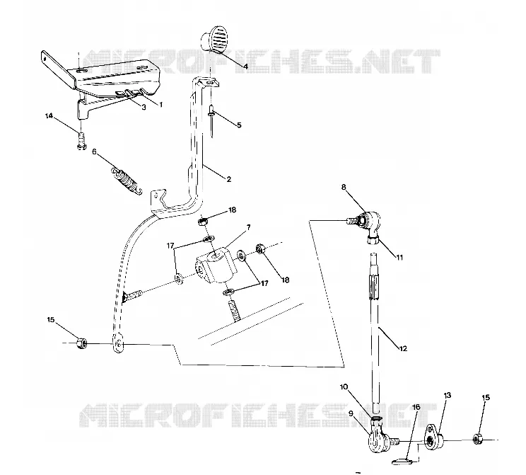 SYSTÈME DE SELECTION DE VITESSE ASSEMBLY 4X6 (49187218720016)