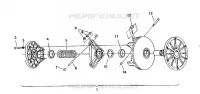 EMBRAYAGE DE TRANSMISSION INDY LITE/STAR LITE (4921332133017A)