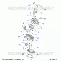 CARTERS MOTEUR AND CRANKSHAFT