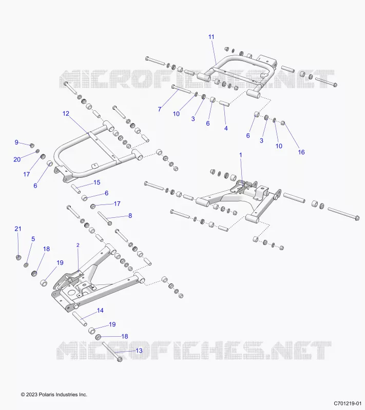 SUSPENSION ARRIERE CONTROL ARMS