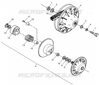 EMBRAYAGE DE TRANSMISSION MAGNUM 2X4 W98AA42A (4945524552B012)