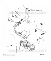 SYSTÈME D'ALIMENTATION, RAIL, LINES AND THROTTLE BODY