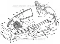 CARROSSERIE AVANT 500 EFI E942774 and  EFI SKS E942574 (49274127410005)