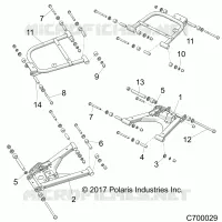 SUSPENSION ARRIERE CONTROL ARMS