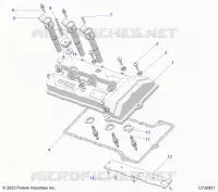 ENGINE, COUVERCLE SOUPAPE &amp; SPARK PLUGS