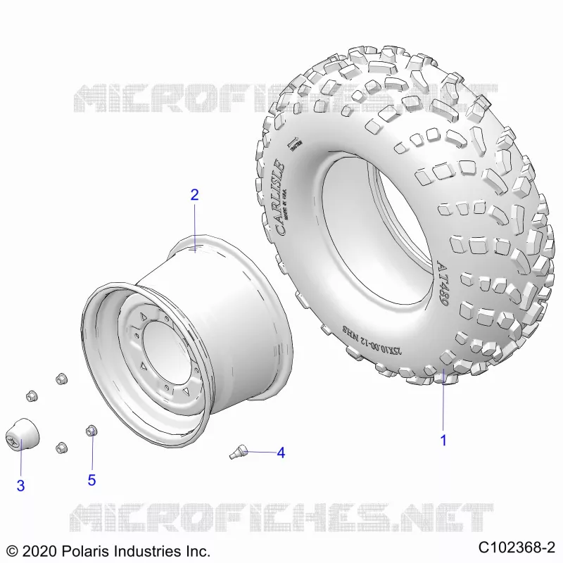 ROUES, REAR TIRE