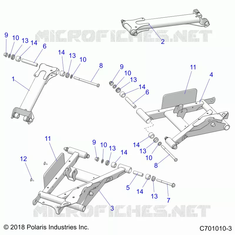 SUSPENSION ARRIERE CONTROL ARMS