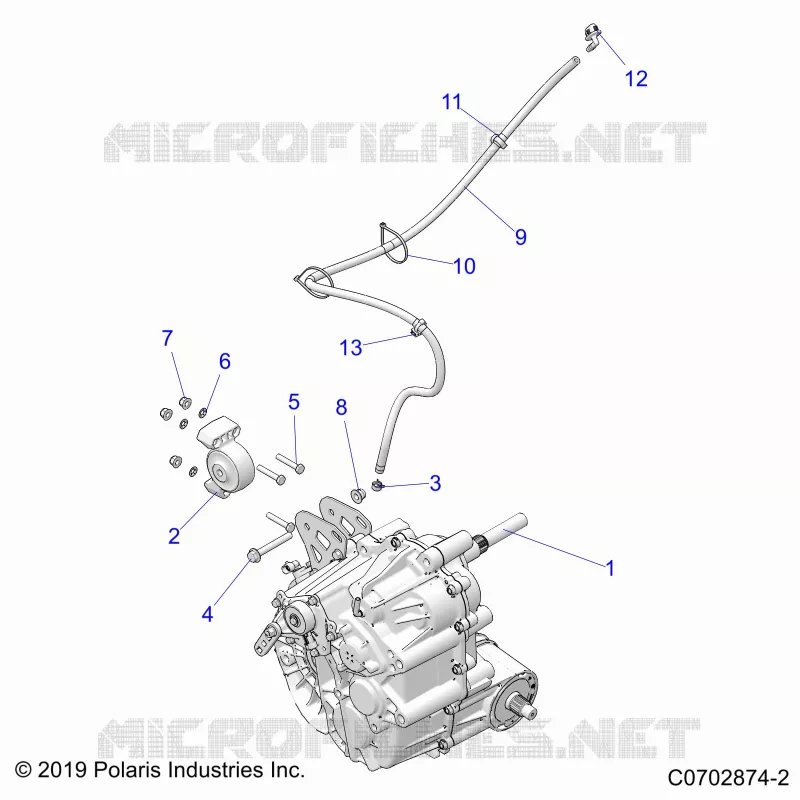 SYSTÃˆME DE TRANSMISSION, MAIN GEARCASE MOUNTING