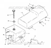 SIEGE ET RESERVOIR WIDETRAK GT / X932061 (4924722472002A)