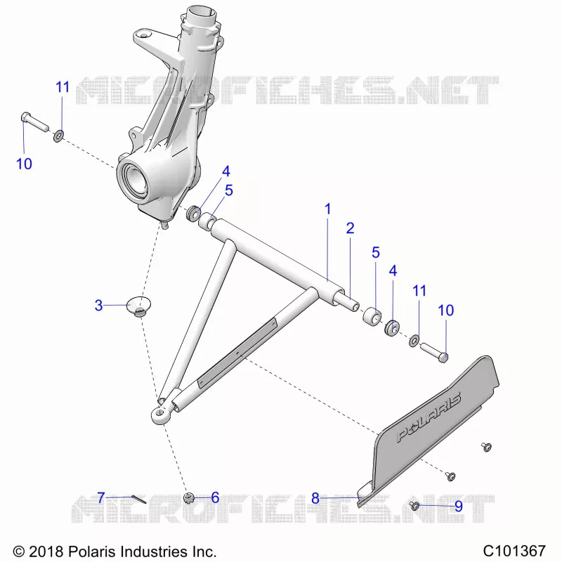 SUSPENSION, A-ARM AND SUPPORT MOUNTING