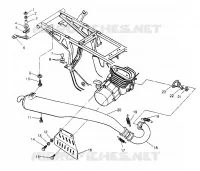 ECHAPPEMENT ASSEMBLY TRAIL BLAZER W957221 (4930363036A010)