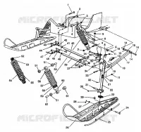 SUSPENSION AVANT AND SKI XLT E940767,  XLT SP E940667    XLT SKS E940567 (49274227420011)