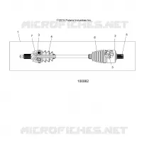SYSTÈME DE TRANSMISSION, DRIVE SHAFT, FRONT