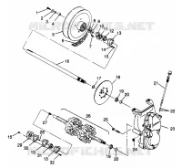 SYSTÈME DE TRANSMISSION  TRAN SPORT 0970143 AND EUROPEAN TRAN SPORT E970143 (4938293829B008)