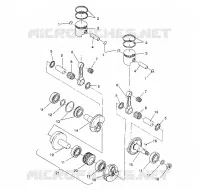 PISTON ET VILEBREQUIN 440 XCR / 0931760 (4923022302032A)