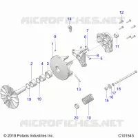 SYSTÃˆME DE TRANSMISSION, PRIMARY CLUTCH