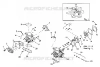 CARBURATEUR HURRICANE B974473 AND INTL. HURRICANE I974473 (4941044104C003)
