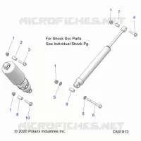SUSPENSION ARRIERE SHOCKS MNTG.