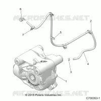 DRIVE TRAIN, FRONT SUPPORT PONT