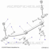 SUSPENSION, FRONT BARRE STABILISATRICE