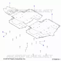 CHASSIS, SKID PLATES