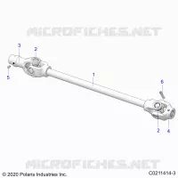 SYSTÃˆME DE TRANSMISSION, FRONT PROP SHAFT