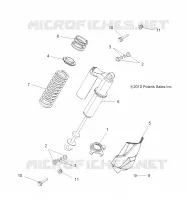 SUSPENSION ARRIERE SUPPORT AMORTISSEUR 