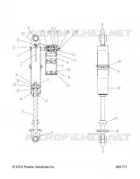 SUSPENSION, AMORTISSEUR IFS, HI LO ADJ., SNOW CHECK OPTION (7044384)