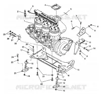SUPPORT MOTEUR SL 750 / B934070 (4924752475011A)